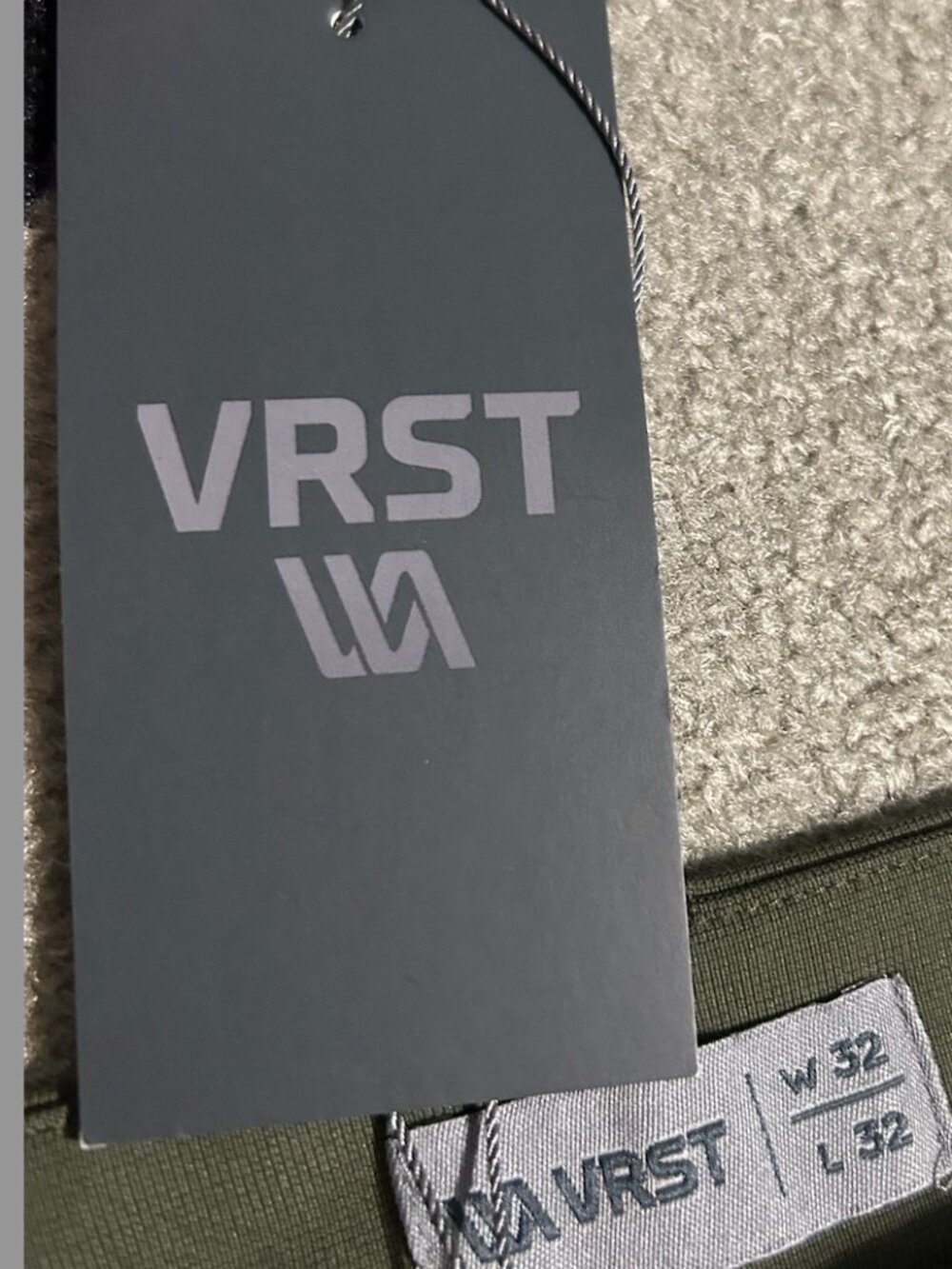NWT VRST Men's Commuter 5-Pocket Skinny Fit Pants Green 32X32 (Actual 32 X 30.5) - Picture 7 of 10